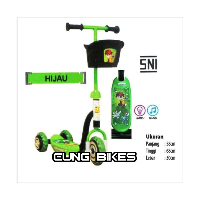 SCOOTER PMB LAMPU MUSIK S01 - SKUTER PMB LAMPU MUSIK S01