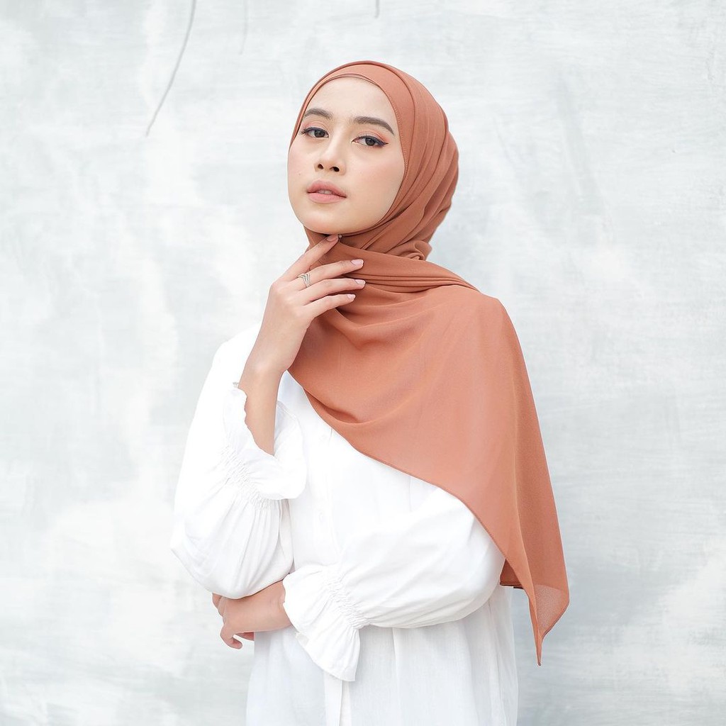 Pashmina Diamond 200x75 II Hijab Pashmina Jumbo-WALNUT