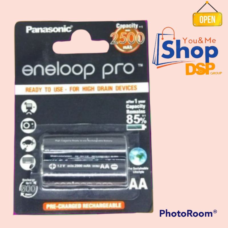 #Battery Cas Eneloopp  Proo AA 2500mah ISI 2