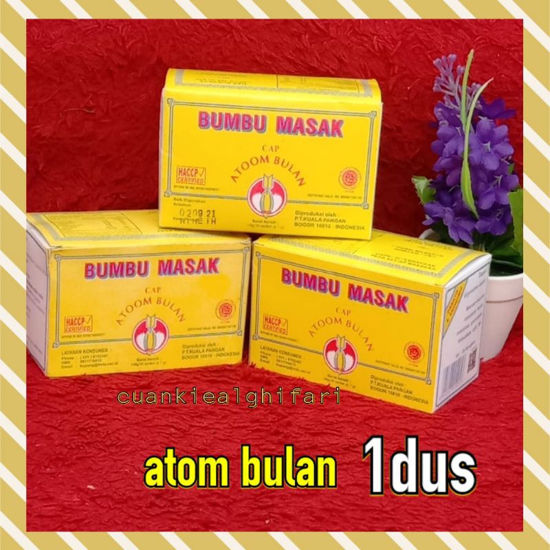 Bumbu atom bulan 1 dus lebih murah, enak dan gurih..