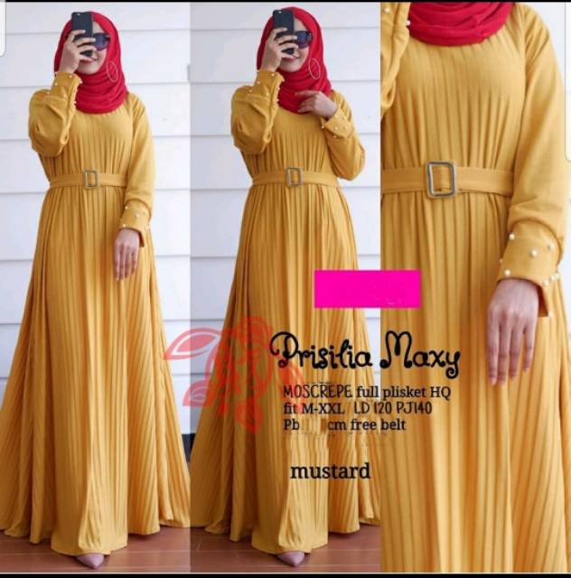 MAXI PRISILIA PLISKET 4 warna