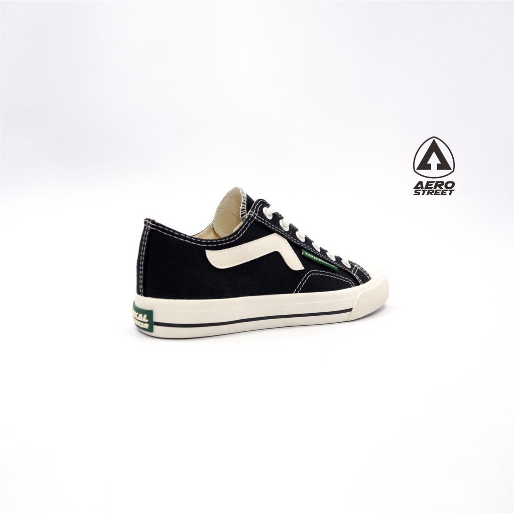 Aerostreet 37-44 Jhosse Low Hitam - Sepatu Sneakers Casual Sekolah Pria Wanita Aero Street-2