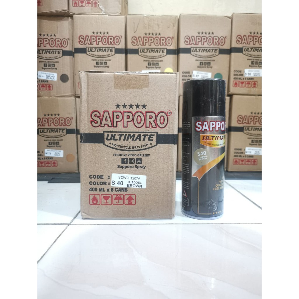 Cat Semprot Sapporo Ultimate S40 Djadoel Brown