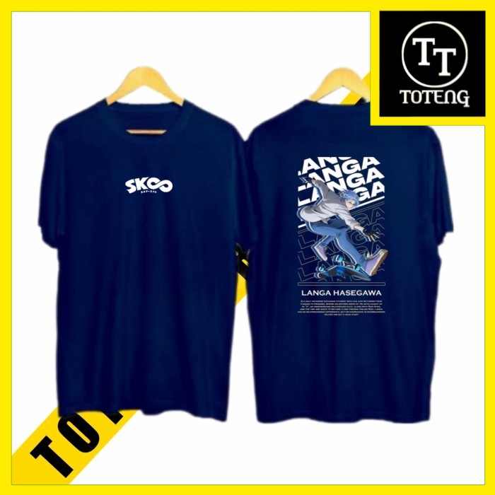 baju kaos anime SK8 the infinity langga hasegawa distro pria
