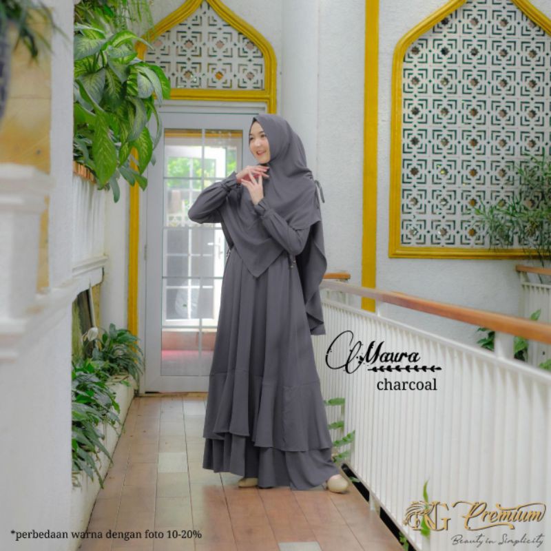 GAMIS SYAR'I TERJANGKAU GAMIS MODERN KEKINIAN (ORIGINAL MAURA BASIC NARARYA)
