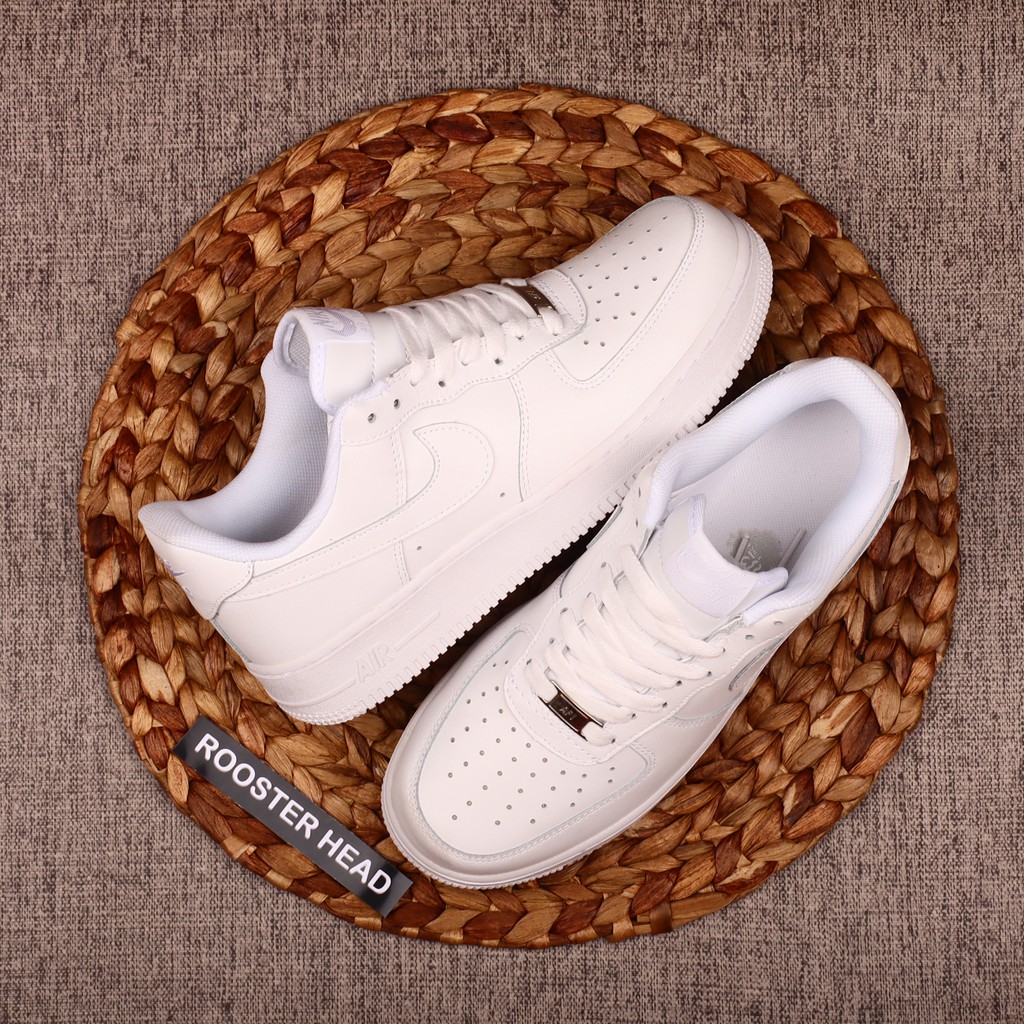 Nike Air Force One 1 All Full Triple White Putih Polos