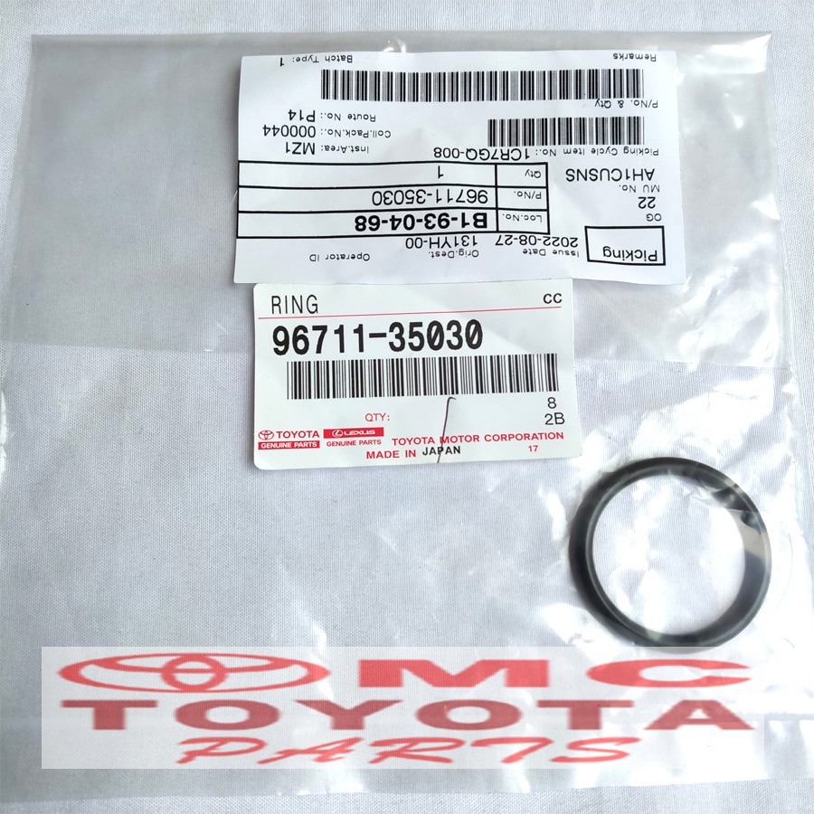 Oli Engine Oil Seal O Ring Corolla Corona Twincam Starlet 96711-35030