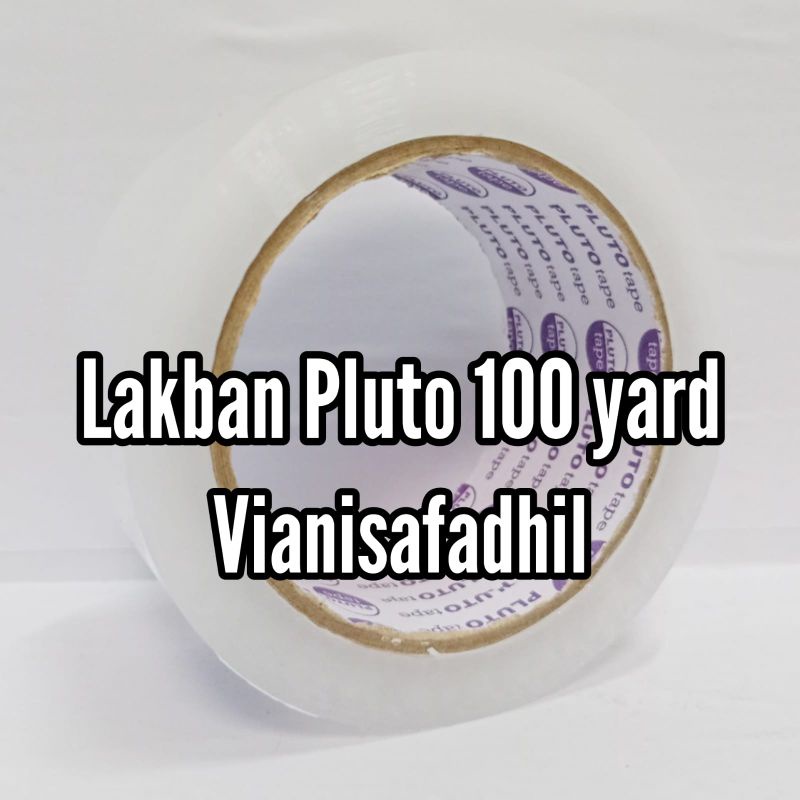 

Lakban Bening 100 Yard Merk Pluto