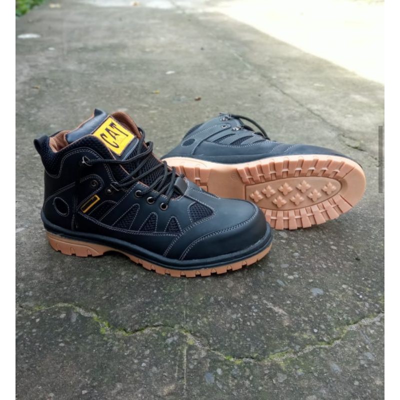 SEPATU KERJA SAFETY BOOT/SEPATU PRIA/SEPATU UJUNG BESI