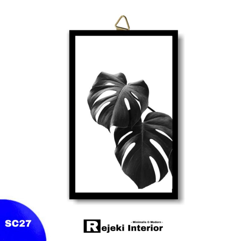 Hiasan/pajangan Dinding poster hitam putih