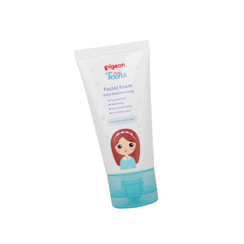 Pigeon teens facial foam / sabun cuci muka /pembersih wajah untuk remaja kulit kering- Daily Mild Cleansing