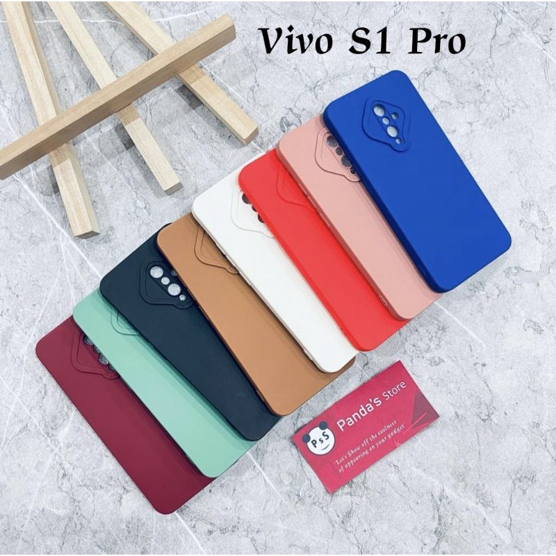 Softcase Pro Camera Vivo S1 / S1 Pro Candy Case Full Color 3D Silikon TPU