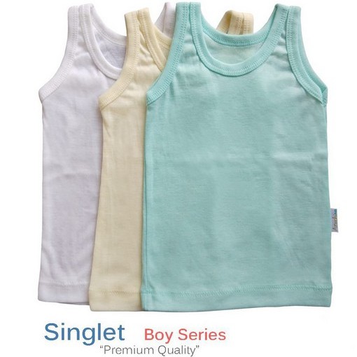 HOPYLOVY Singlet Bayi Kaos Dalam Anak Bayi umur 2 bulan HOPYLOVY Singlet Bayi Kaos Dalam Anak Bayi umur 2 bulan