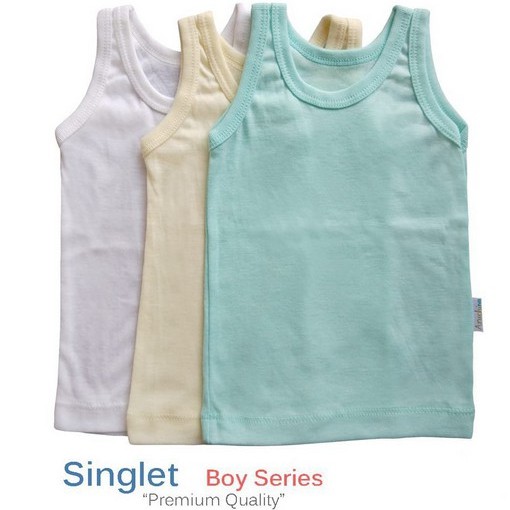 HOPYLOVY Singlet Bayi Kaos Dalam Anak  Bayi umur  2  bulan 