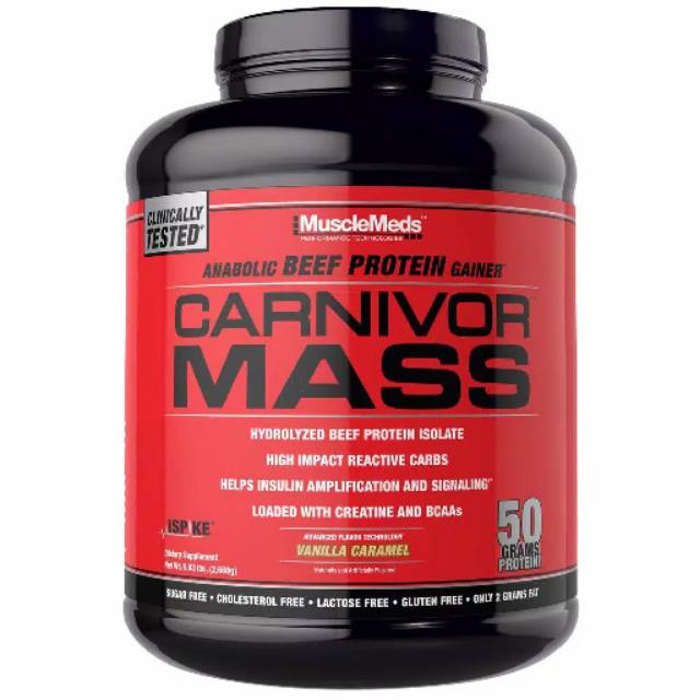 Carnivor 4.6 lbs whey protein beef Musclemeds