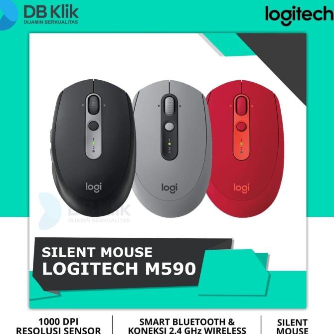 MOUSE LOGITECH M590 SILENT WIRELESS dan BLUETOOTH Termurah