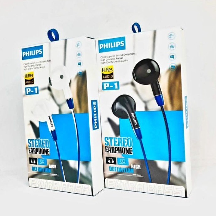 Handsfree Headset earphone Philips P-1 Enjoy Extra Bass