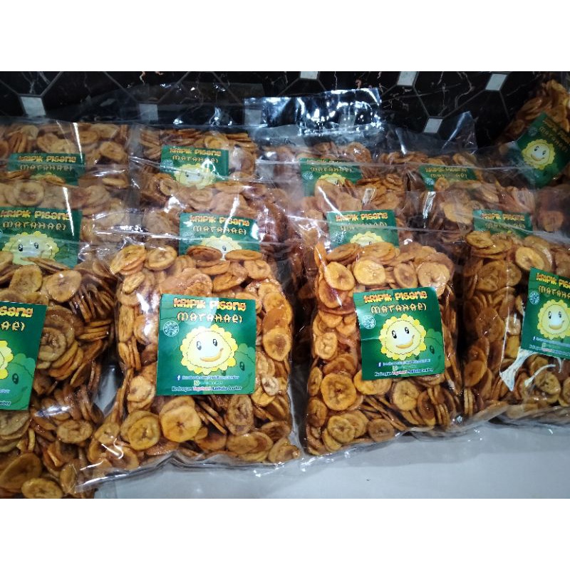 

Kripik pisang, keripik pisang 500 grm