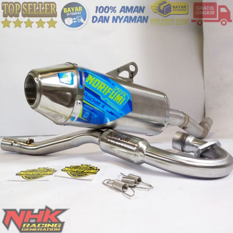 KNALPOT NORIFUMI CRF150L KNALPOT KLX SEBF L G KNALPOT DTRACKER KNALPOT TIGER TRAIL VIXION TRAIL