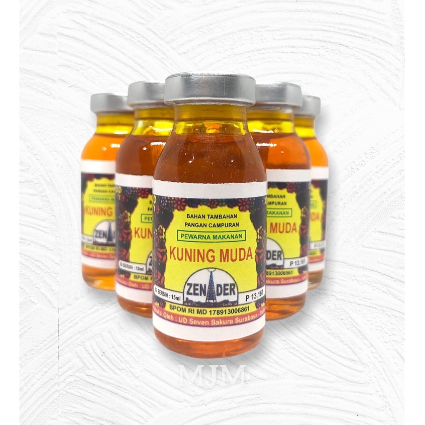 

Pewarna Makanan Zender Warna Kuning Muda 15 ML