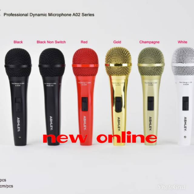 Mic kabel Ashley A02 series dynamic microphone