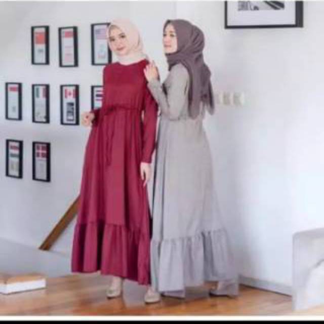 Reinn dress bahan wolfis fit to L