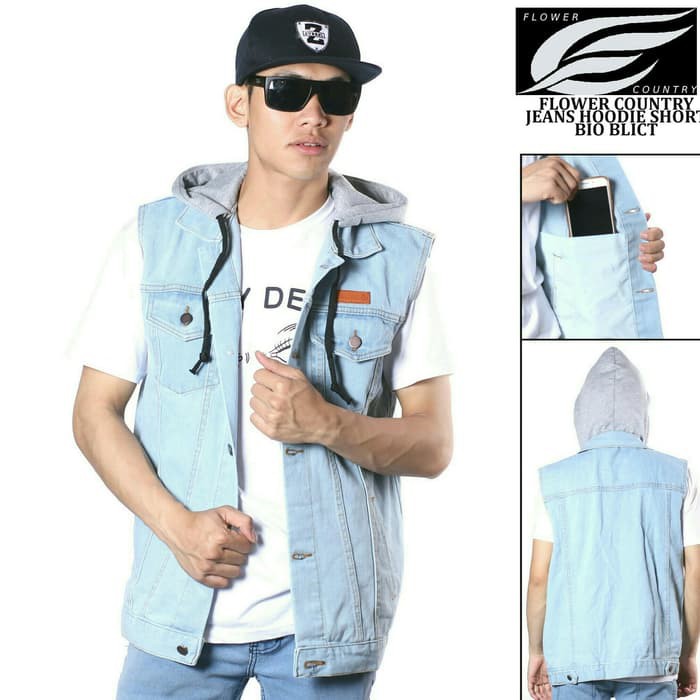 JAKET JEANS ROMPI HOODIE  Y8Y7 Hoodiepria Jaket Pria Murah Fashion Jaketpria Hoodie Cowok Kekin
