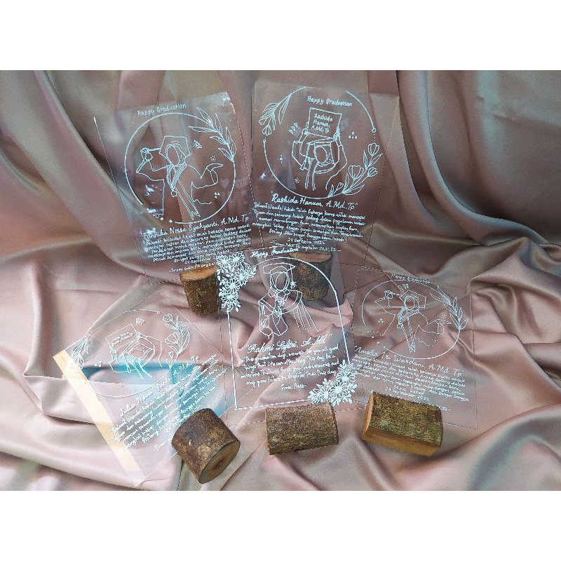 AKRILIK LETTERING LED MURAH (GIFT WISUDA, WEDDING, DAN BIRTHDAY