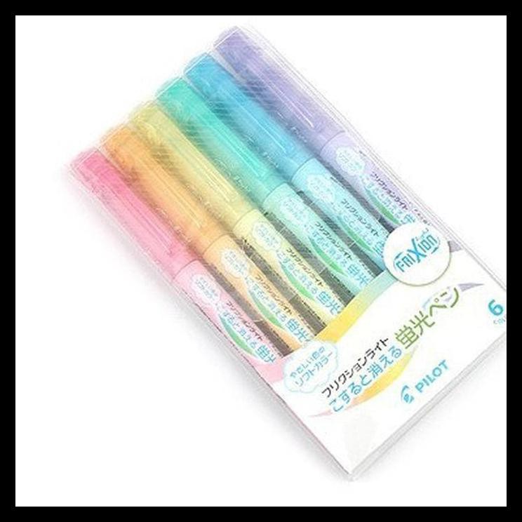 

DISKON PILOT FRIXION ERASABLE HIGHLIGHTER - 6 SOFT COLOR SET PAKET ALAT TULIS MURAH MERIAH