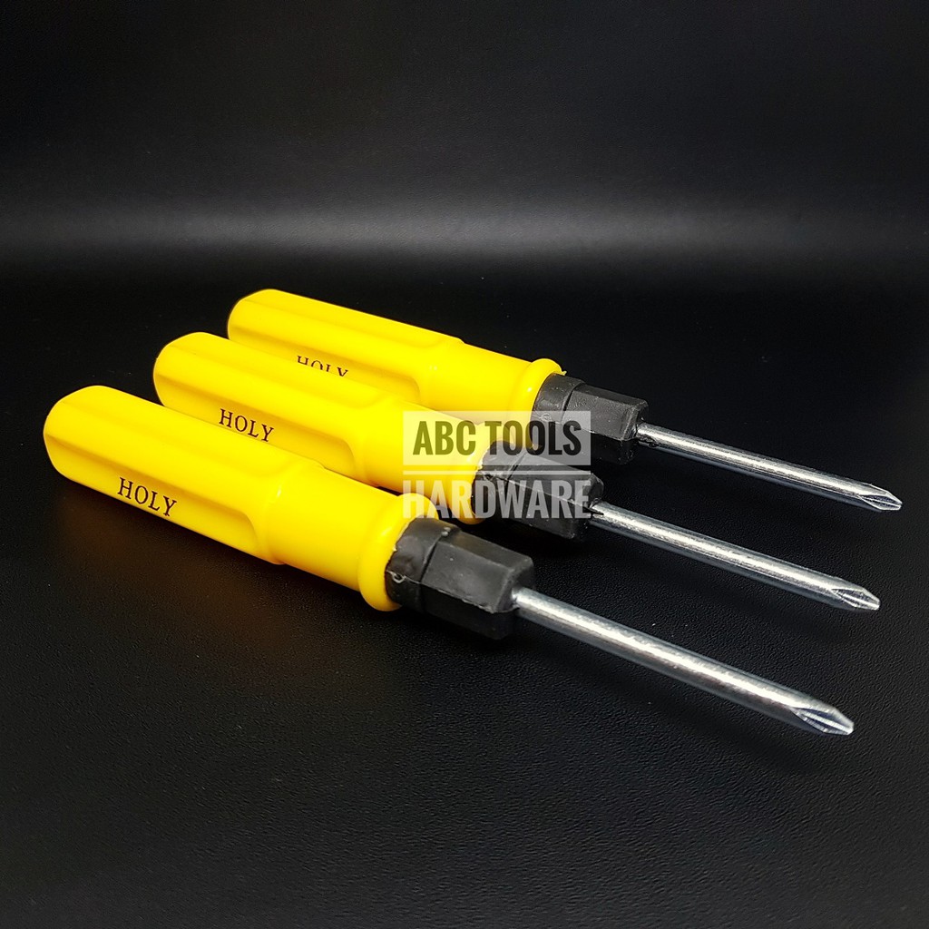 Obeng Bolak Balik (+/-) 4 Inch