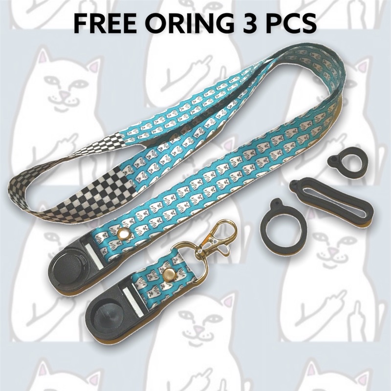 RIPNDIP CAT FREE 3 ORING / GANTUNGAN HANDPHONE