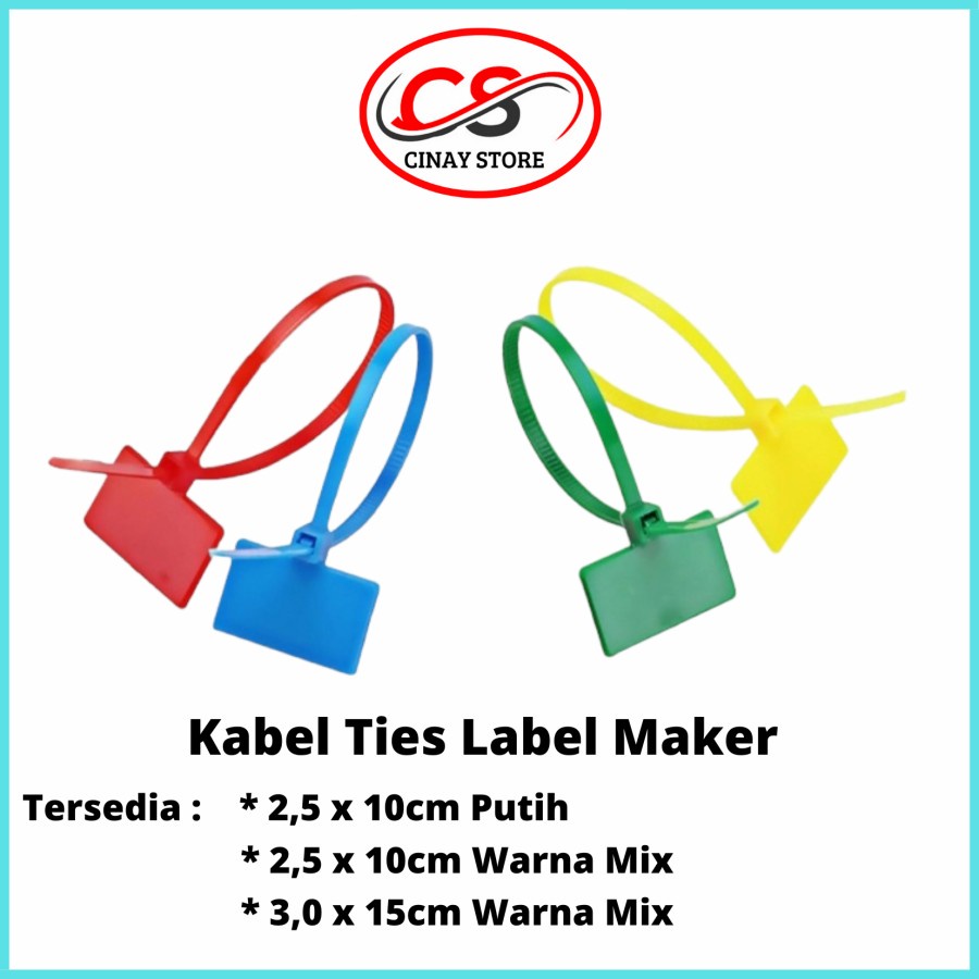 

Kabel Ties Label Maker Kabel Tie Name Tag Label Pengikat