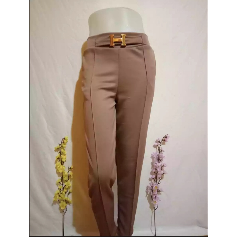 Celana Scuba Wanita Model(H) / Celana Scuba / Celana Wanita / Scuba Wanita / Celana Panjang Wanita