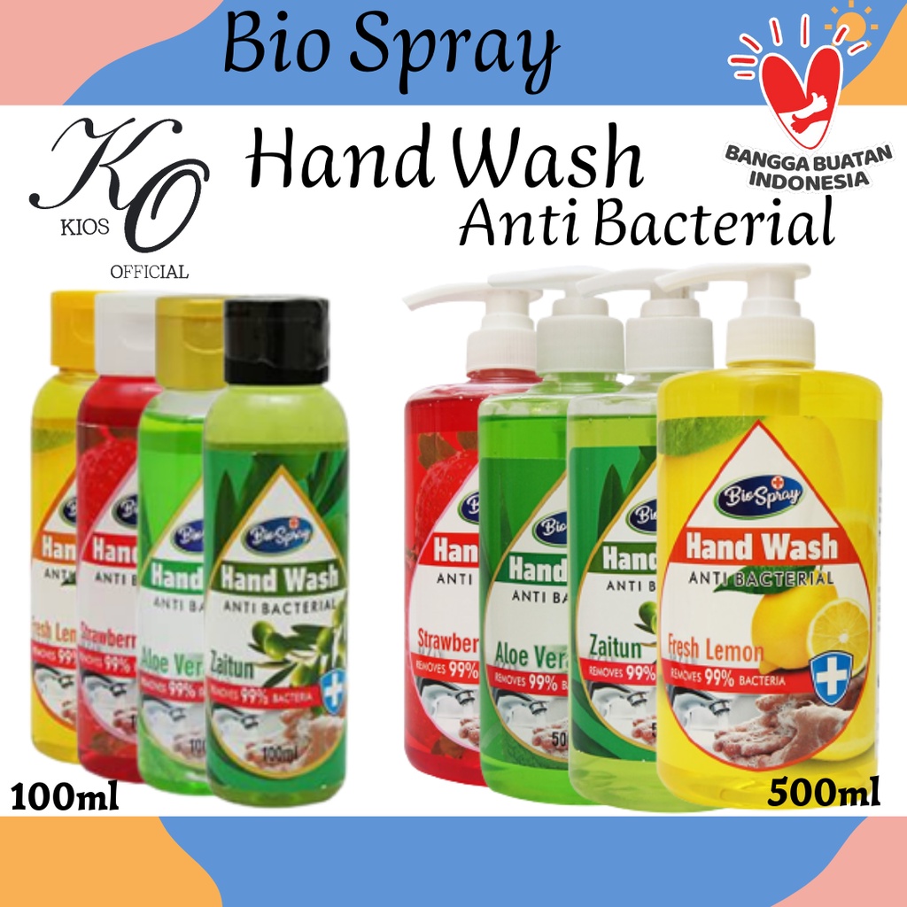 Sabun Cuci Tangan Hand Wash Anti Bacterial 100 ML &amp; 500 ML