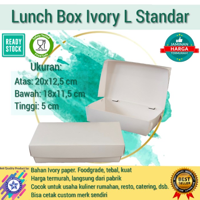 

LAINNYA-KEMASAN-MINUMAN- LUNCH BOX POLOS MODEL KUNCIAN - M, NON LAMINASI -MINUMAN-KEMASAN-LAINNYA.