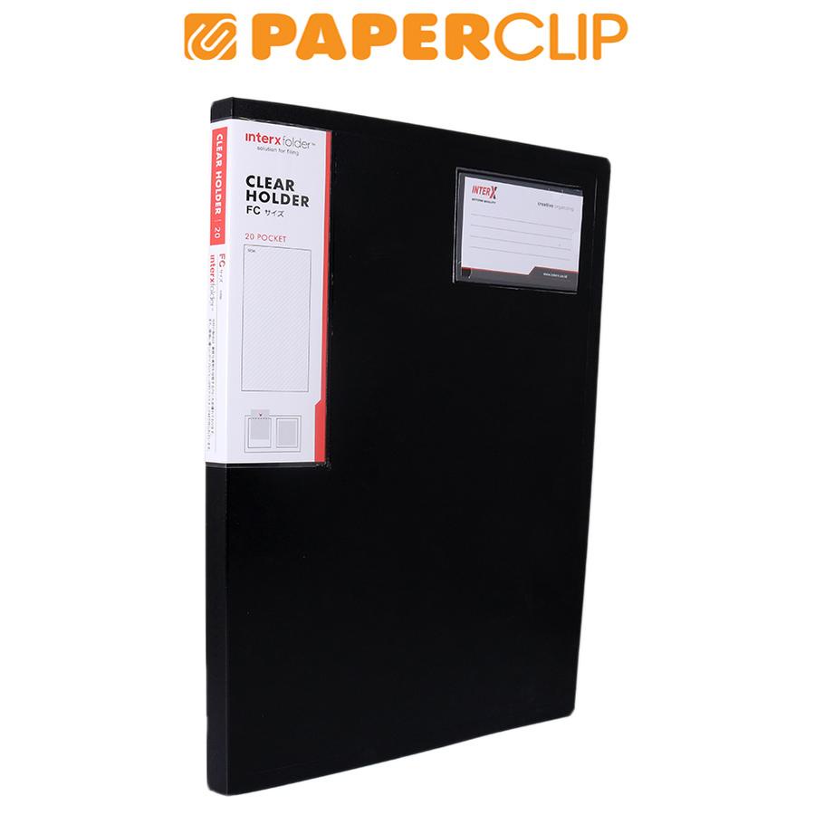 

CLEAR HOLDER INTERX CHX120F FC ISI 20 BLACK