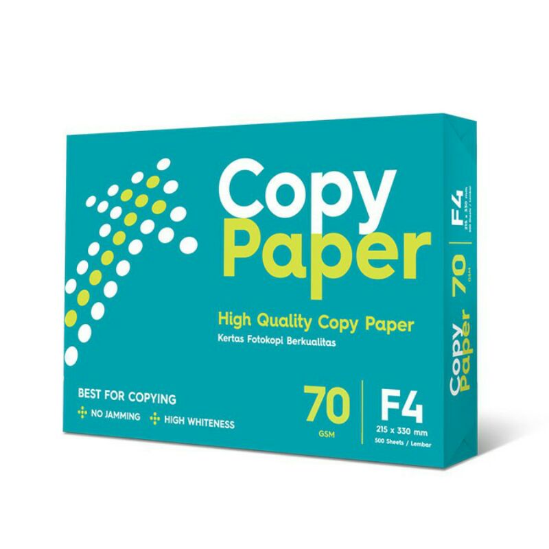 

COPY PAPER A4/F4 70 GSM 1 RIM