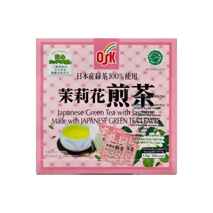 

(BISA COD) OSK JAPANESE GREEN TEA 50 SACHET HALAL & BPOM TERBAIK Kode 1150