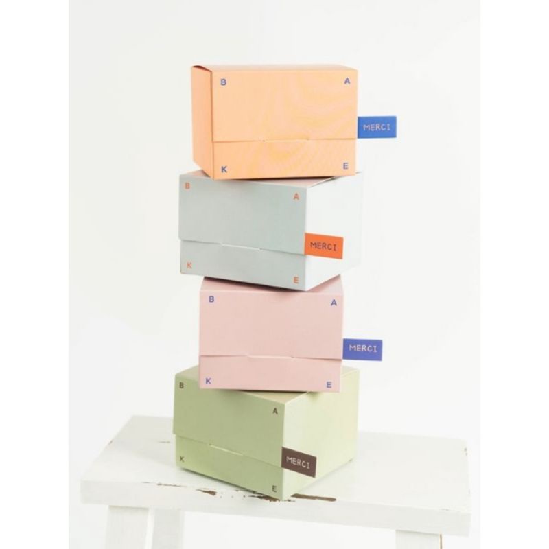 BOX COOKIES MINIMALIS KOTAK SMALL GIFT BOX HAMPERS IMUT 10x10x7 BK39