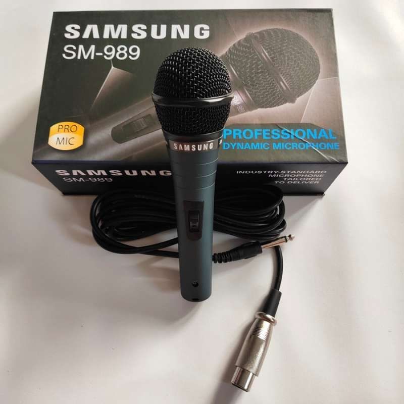 Samsung SM-989 Microphone Vocal Profesional Mic Kabel Karaoke