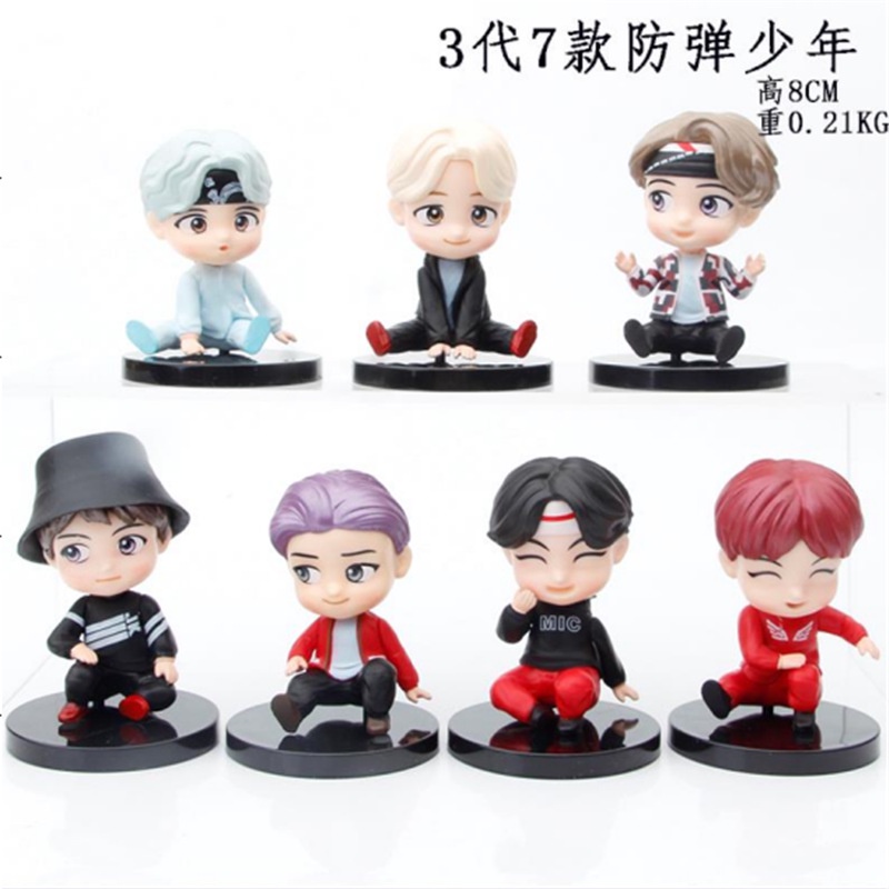 Action figure Bts Lucu Untuk Dekorasi Mobil