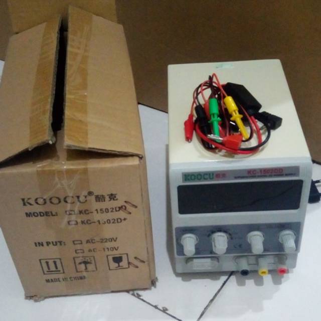 POWER SUPPLY DIGITAL KOOCU 1502DD 2A ORIGINAL