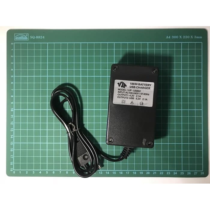 USB Charger 2 slot VJP - Charger 2 Slot plus USB