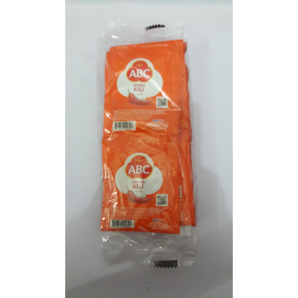 

ABC Sambal Asli / Saus / Saos Sambal ABC 10x18gr (1 Pack isi 10 sachets)