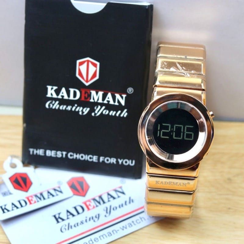 Jam Tangan Digital Kademan All Stainliss Steel Jam Terlaris Fashion COD