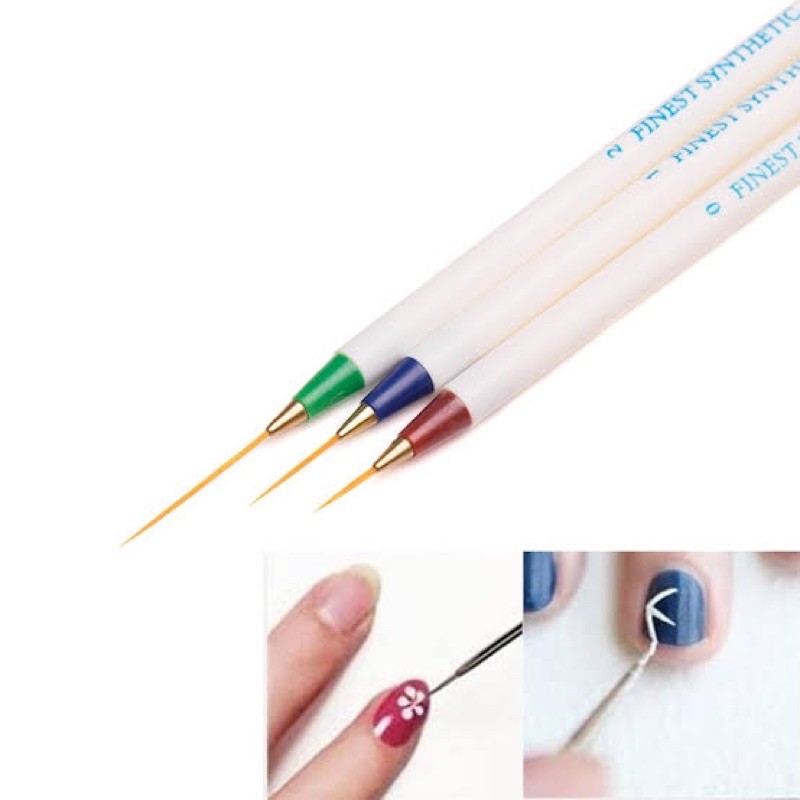 Kuas garis nailart brush nailart liner detailing stripping brush Produk Good Quality