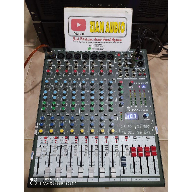 Mixer Soundqueen PRO FX8+ ORIGINAL