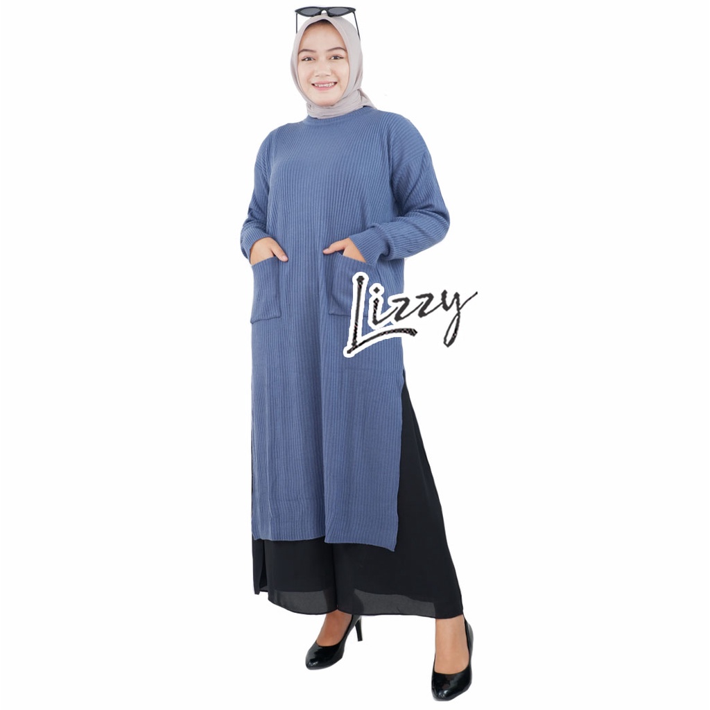 Lizzy - KARERINA TUNIK POCKET PREMIUM