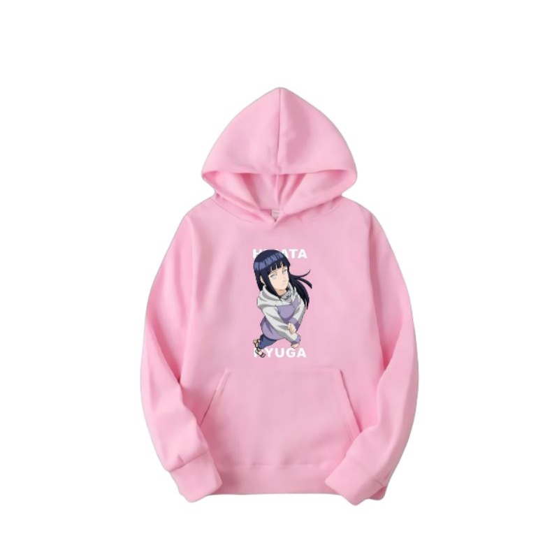 HOODIE SWEATER ANAK ANIME NARUTO HYUGA HINATA WIBU WAIFU COWOK CEWEK LAKI LAKI PEREMPUAN JAKET HUDI 