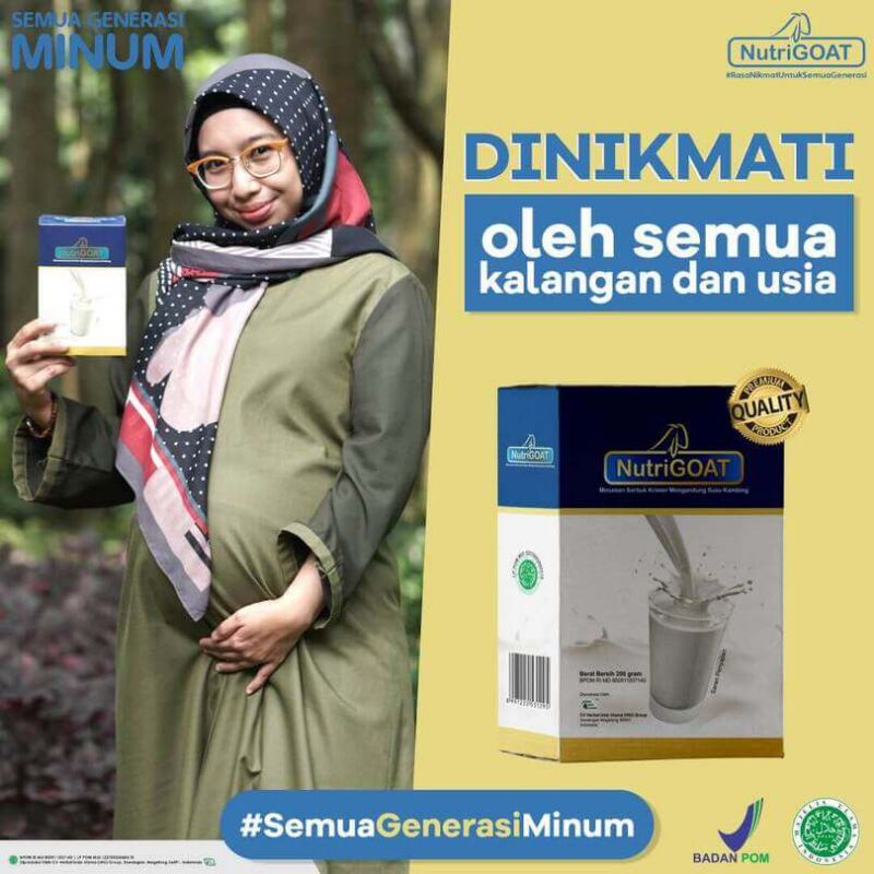 

NutriGOAT (Susu Kambing Segala Usia Rasa Nikmat Bernutrisi Tinggi) - by Sahabat Khadeejah owner by Oki Setiana Dewi (Pre-Order max.7 hari)